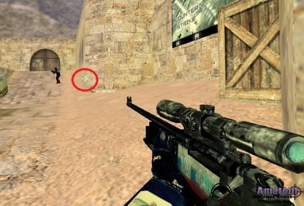моделька awp с прицелом в cs 1.6