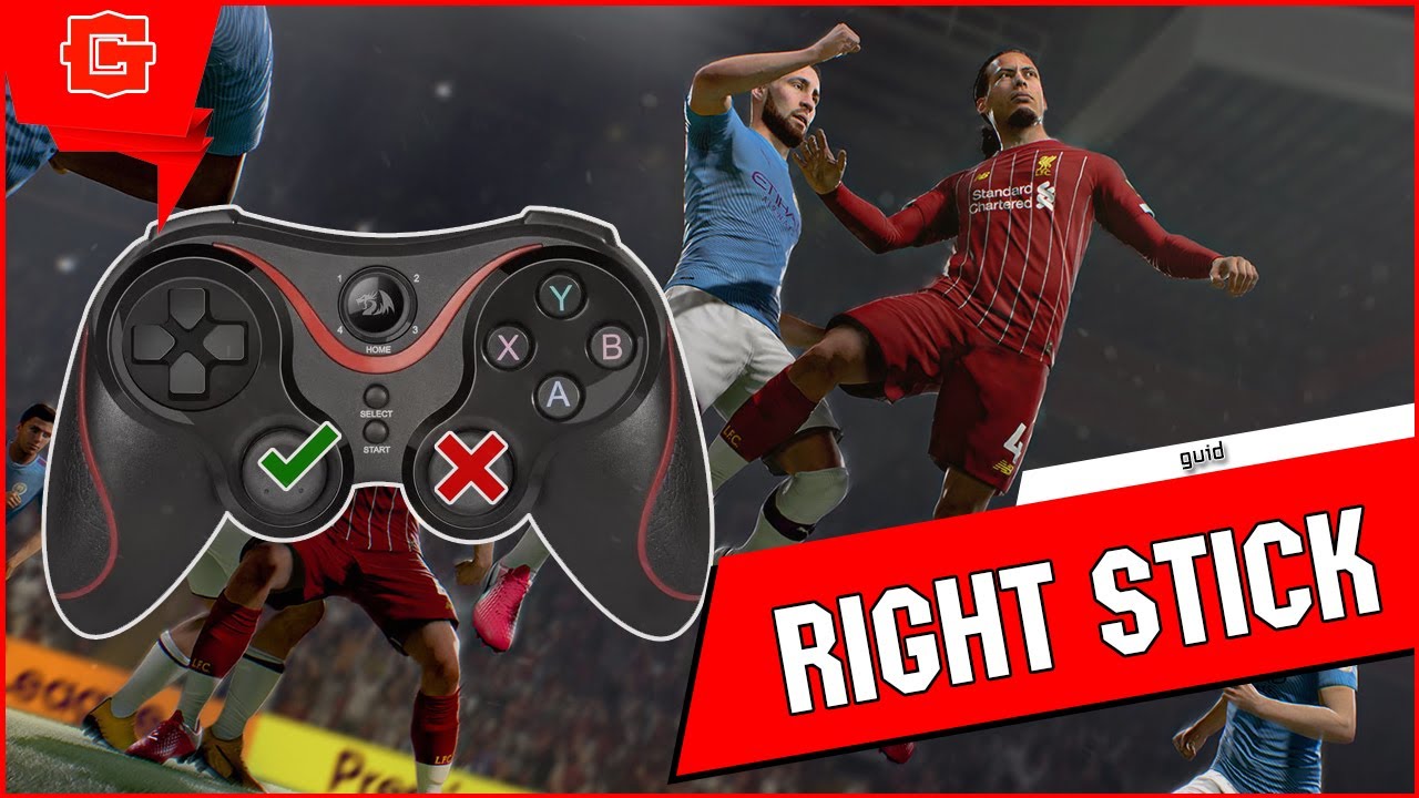 Как настроить правый стик на геймпаде